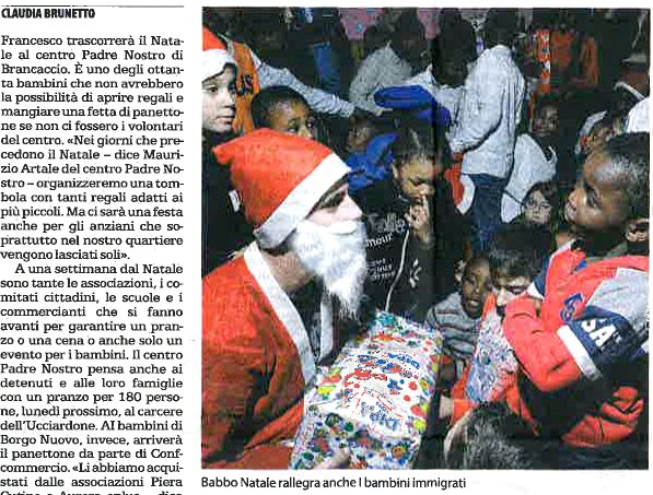 Tombole, pacchi spesa e regali  ai bambini poveri ecco il Natale solidale