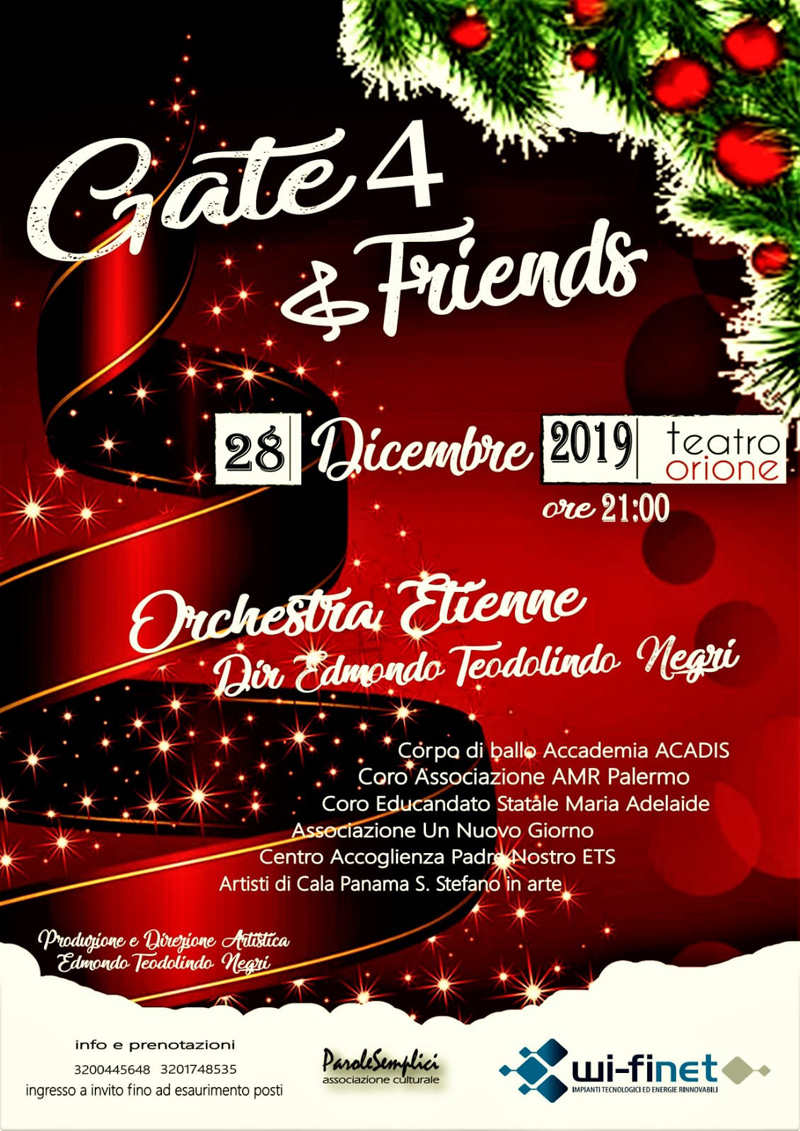 Concerto di Natale con Gate 4 & Friends