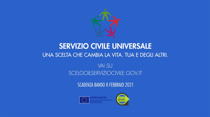  Servizio Civile Universale. Pubblicazione delle graduatorie provvisorie