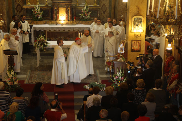 La reliquia del Beato Puglisi a Brancaccio