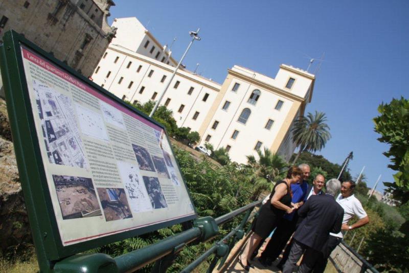 Inaugurazione del percorso archeologico negli scavi del rione S. Pietro e di piazza XIII Vittime