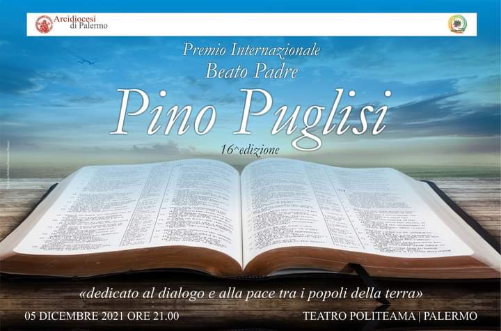 Sedicesima edizione del Premio Internazionale Beato Padre Pino Puglisi. Verrà premiato il Centro di Accoglienza Padre Nostro