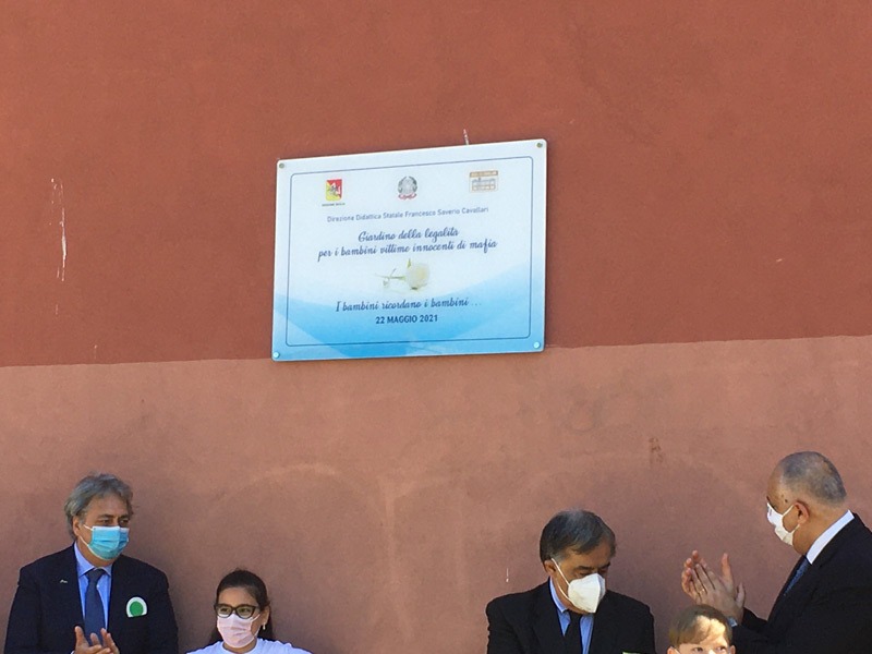 Giornata della Legalit con i bambini della Scuola Cavallari di Palermo