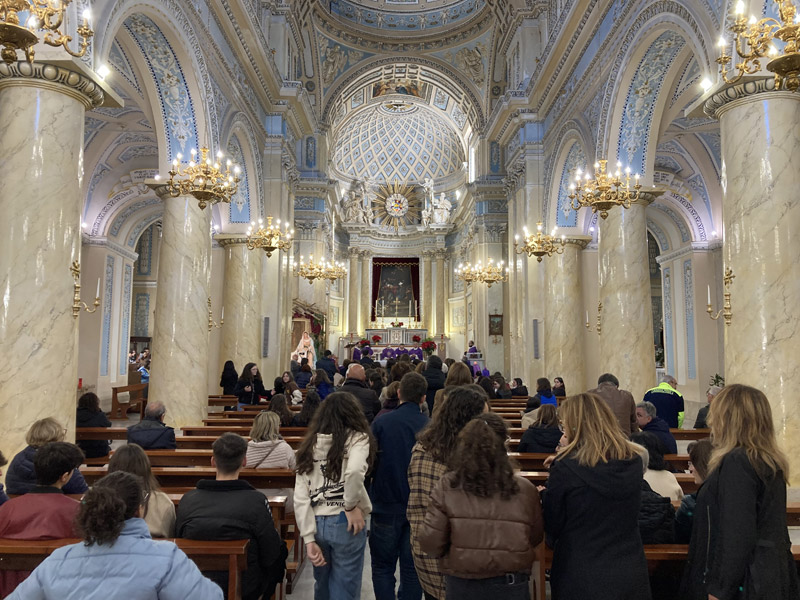 Testimonianza presso la Chiesa Madre di Barrafranca