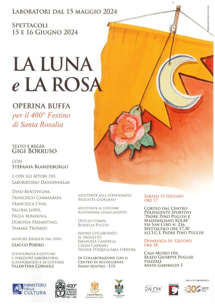 Eventi 'La luna e la rosa' - operina buffa per il 400 Festino di Santa Rosalia