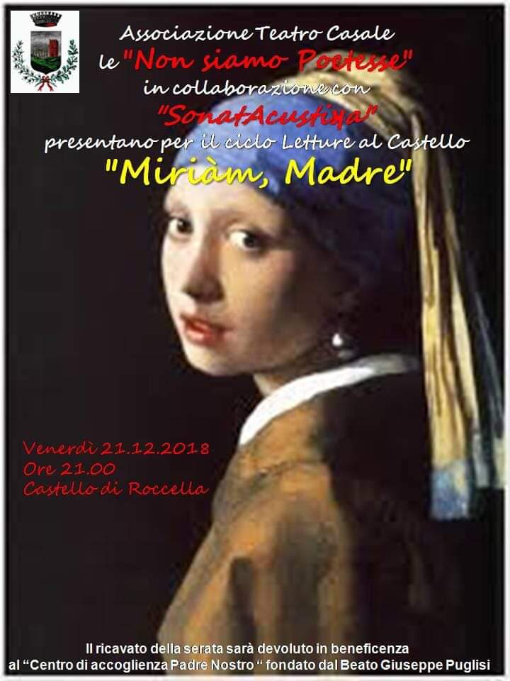 Rappresentazione teatrale 'Miriam, Madre' al Castello di Roccella.