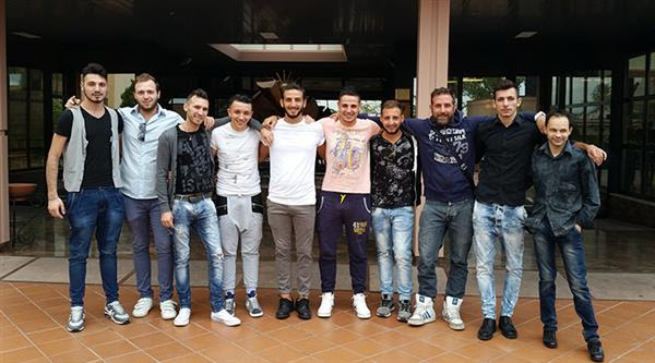 La squadra dei ragazzi di Romagnolo (Palermo)