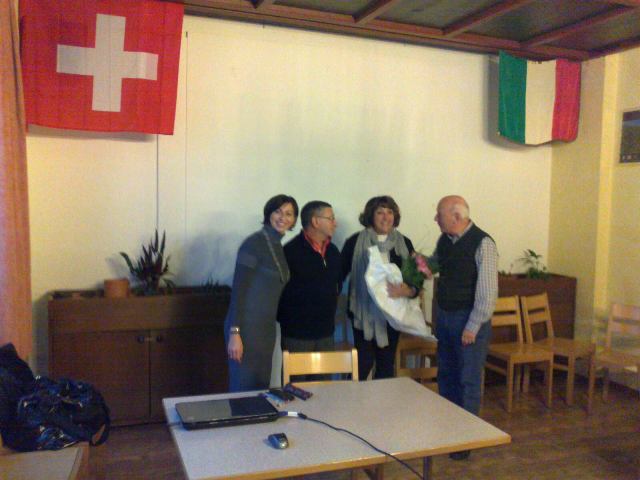 Un momento dell'incontro a San Gallo
